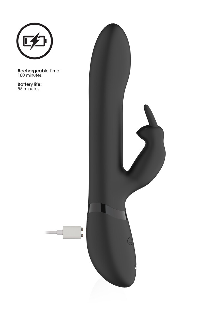Amoris - Stimulating Beads Rabbit - Black