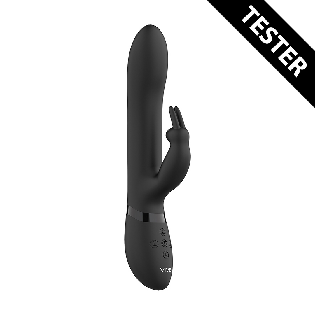 Amoris – Stimulating Beads Rabbit – Zwart – Tester