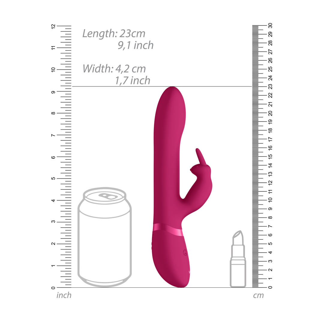 Amoris - Stimulating Beads Rabbit - Pink
