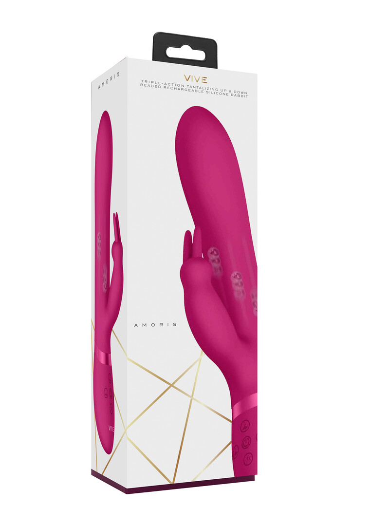 Amoris – Stimulating Beads Rabbit – Roze