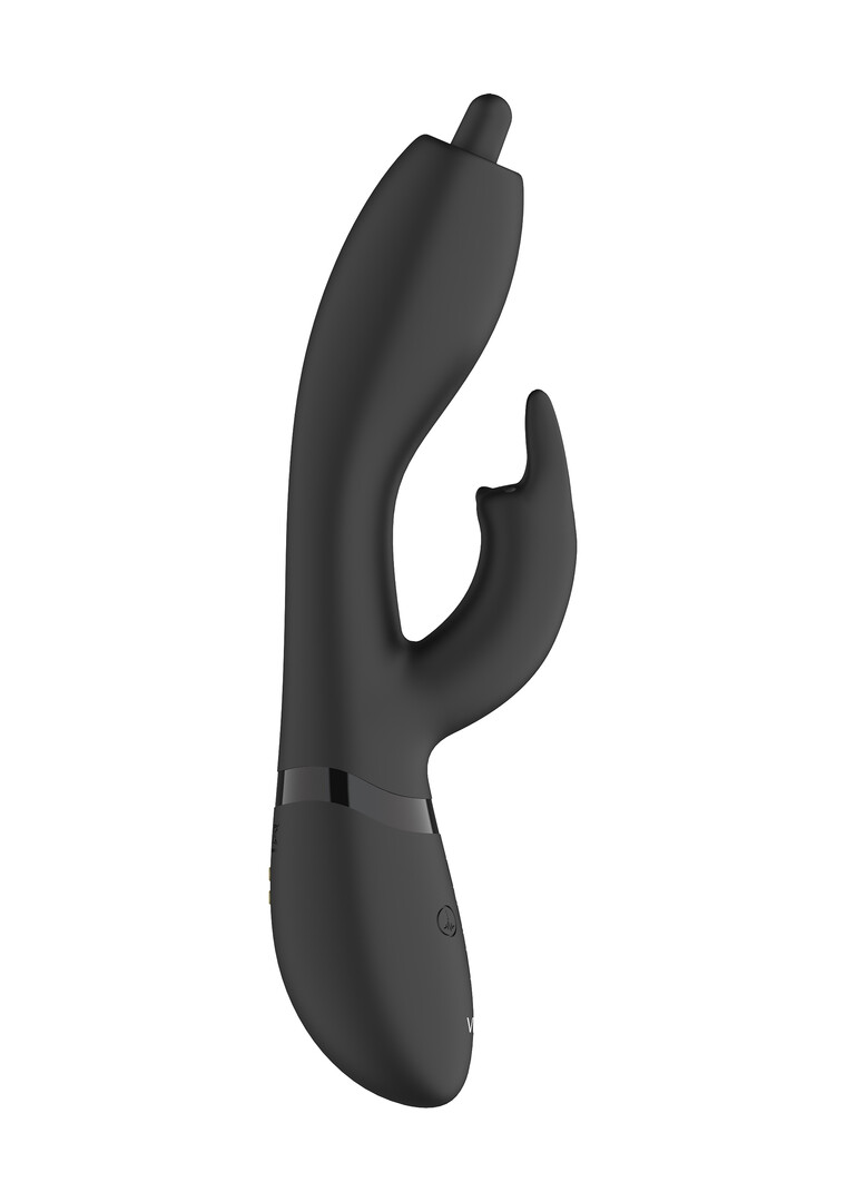 Nilo – Precisie Ronddraaiende G-spot Konijn – Zwart