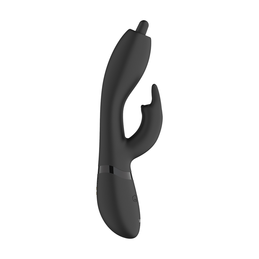 Nilo – Precisie Ronddraaiende G-spot Konijn – Zwart