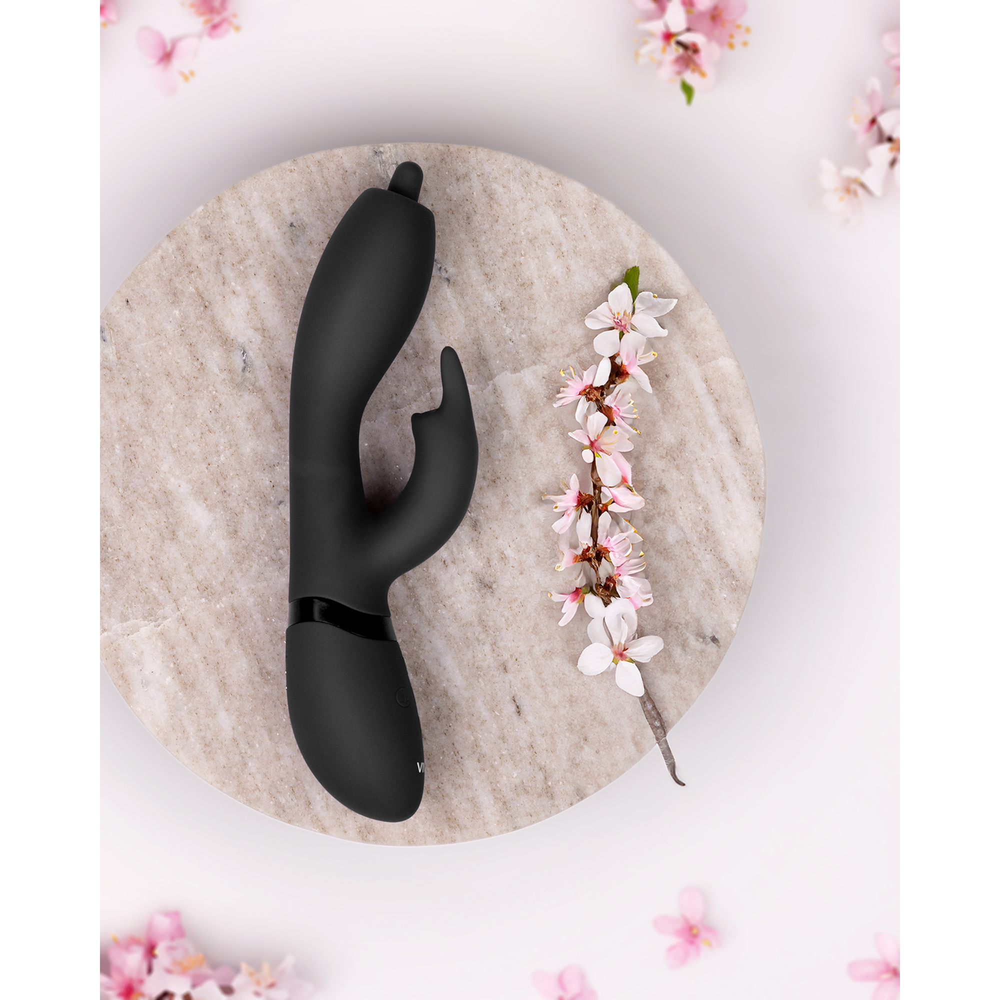 Nilo – Precisie Ronddraaiende G-spot Konijn – Zwart