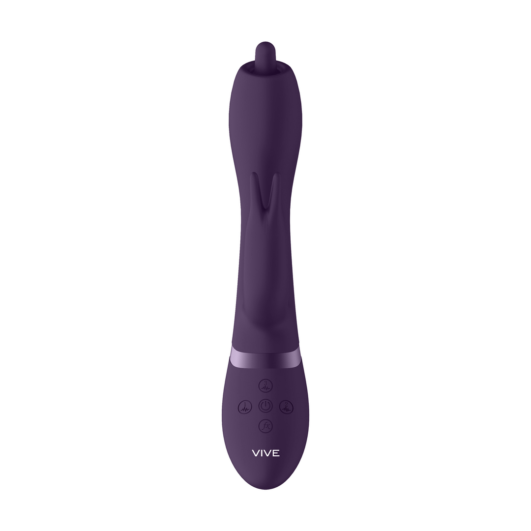 Nilo – Pinpoint Draaibare G-spot Rabbit – Paars