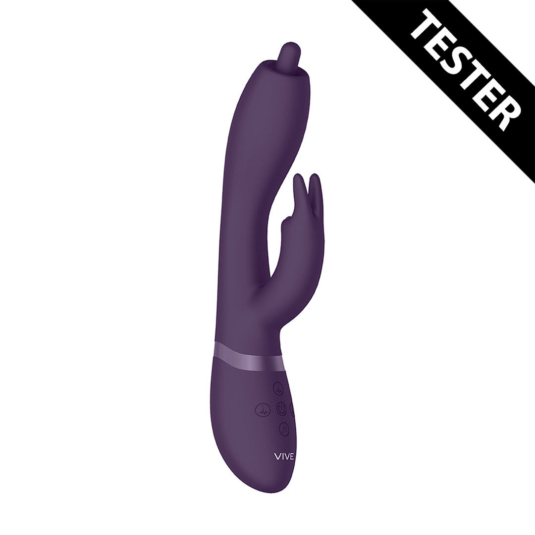 Nilo – Pinpoint Rotating G-spot Rabbit – Paars – Tester