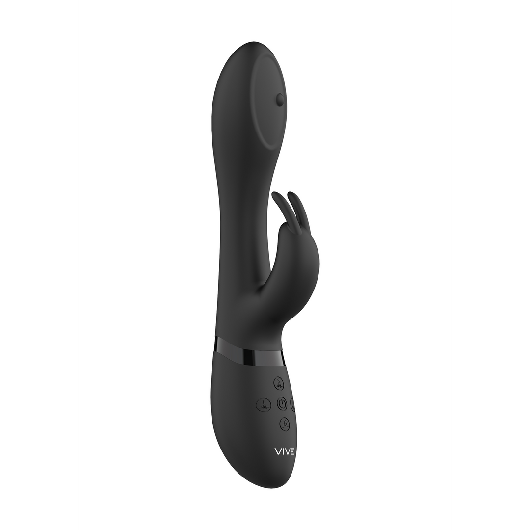 Mira - Vibrador de Conejito G-spot Giratorio - Negro