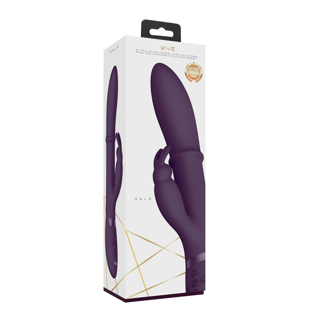 Halo – Ring Rabbit Vibrator – Paars