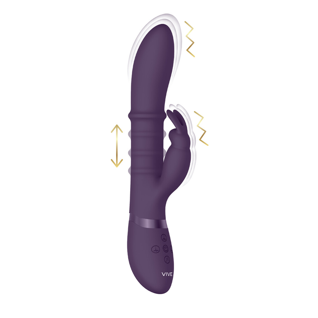 Halo – Ring Rabbit Vibrator – Paars