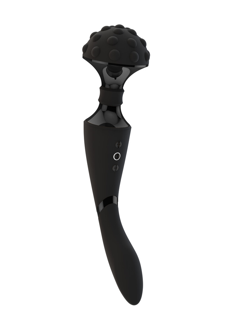 Shiatsu – Buigbare Massager Wand – Zwart