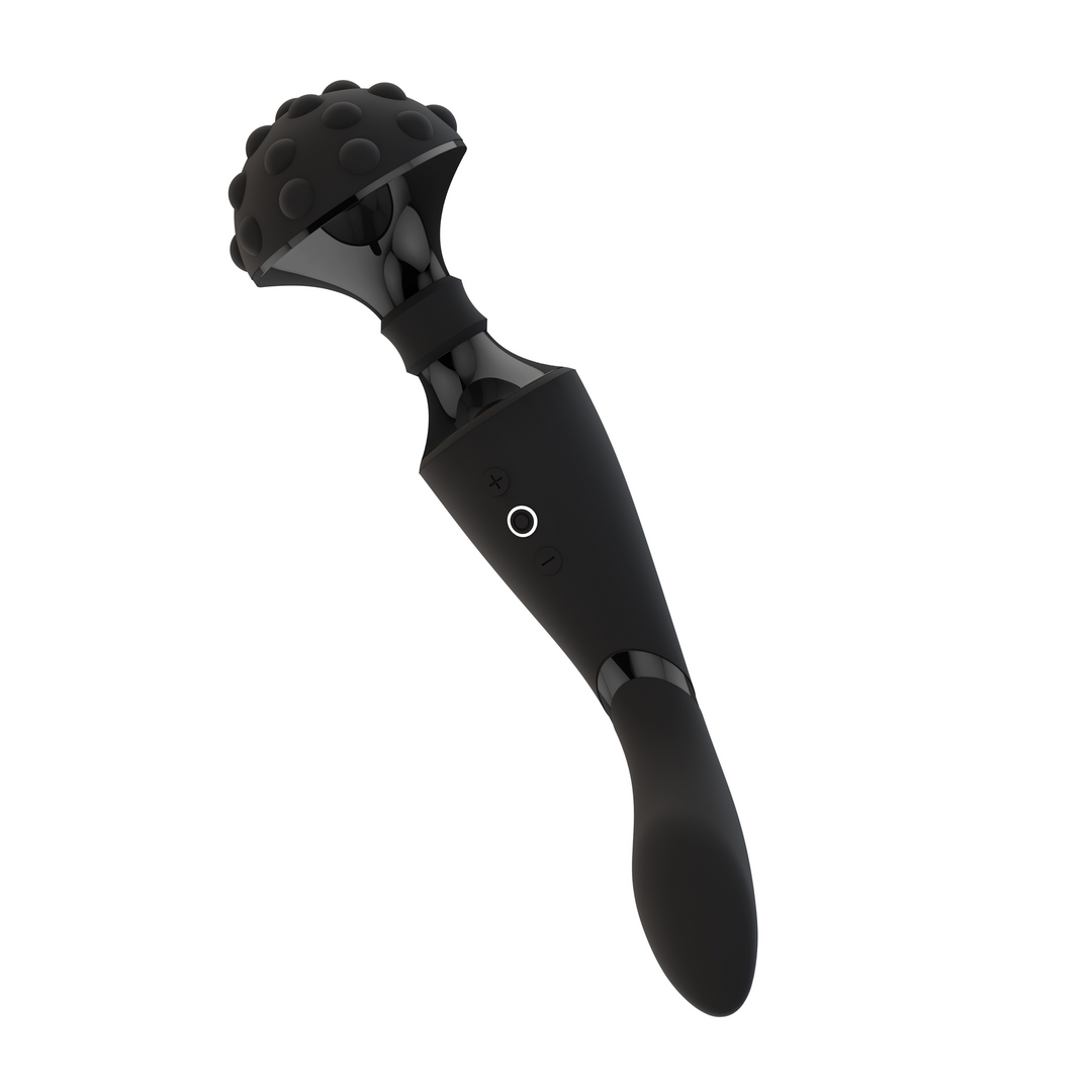 Shiatsu – Buigbare Massager Wand – Zwart