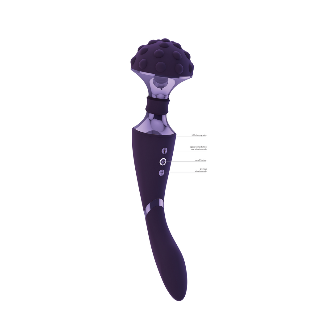 Shiatsu – Buigbare Massager Wand – Paars