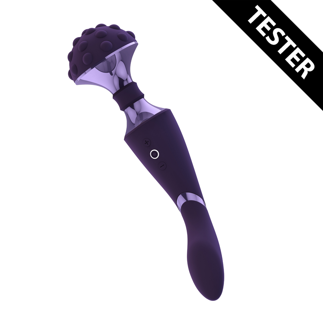 Shiatsu – Buigbare Massager Wand – Paars – Tester
