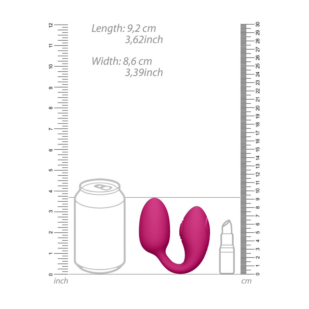 Aika - Pulse Wave Vibrating Love Egg - Pink