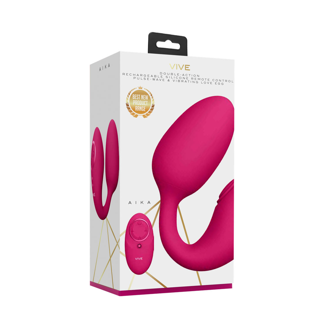 Aika - Pulse Wave Vibrating Love Egg - Pink