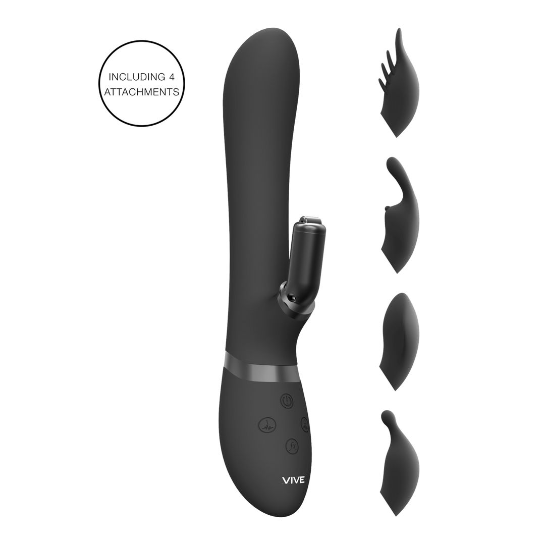 Chou - G-punkta truša klitora stimulators - Melns