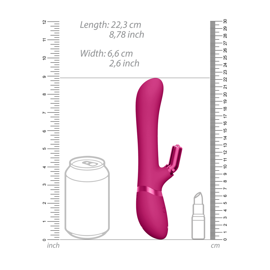 Chou - G-Spot Rabbit Clitoral Stimulator - Pink