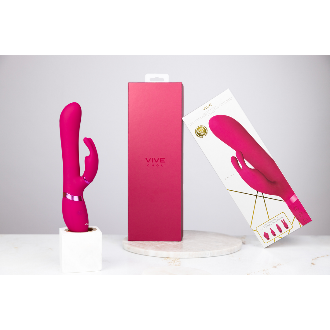 Chou - G-Spot Rabbit Clitoral Stimulator - Pink
