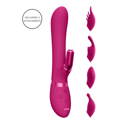 Chou - G-Spot Rabbit  Clitoral Stimulator - Roze