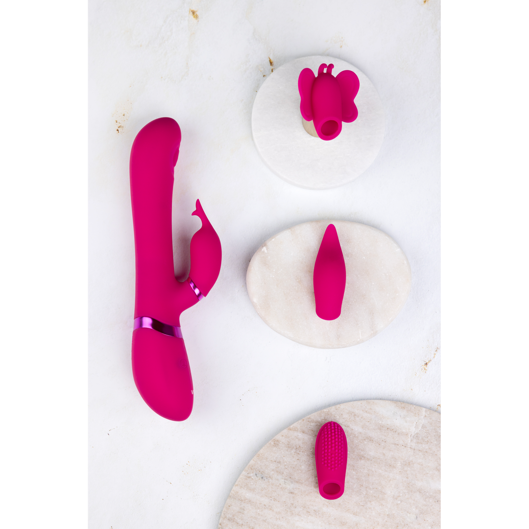 Etsu – Pulse Wave G-Spot Rabbit  Clitoral Stimulator – Roze