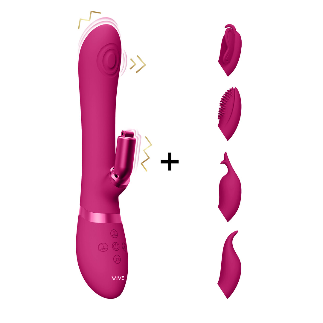 Etsu – Pulse Wave G-Spot Rabbit  Clitoral Stimulator – Roze