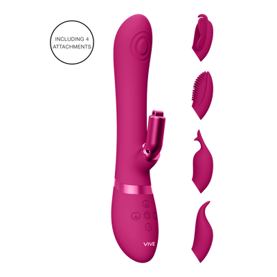 Etsu - Pulse Wave G-Spot Rabbit Clitoral Stimulator - Roze Etsu - Pulse Wave G-Spot Rabbit Clitoral Stimulator - Roze