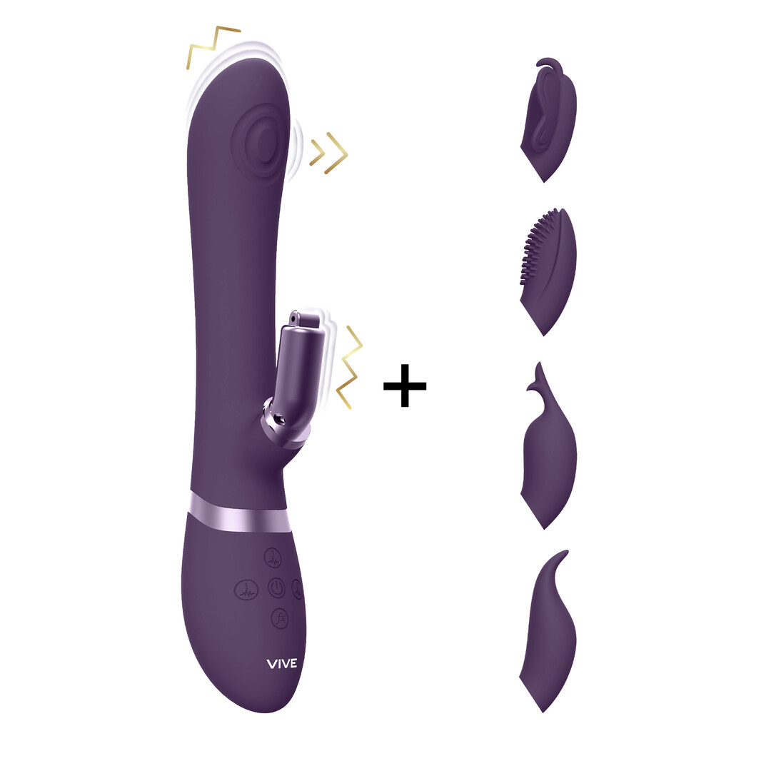 Etsu – Pulse Wave G-Spot Rabbit  Clitoral Stimulator – Paars