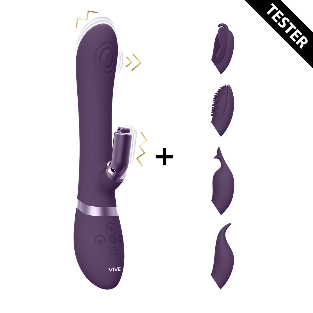 Etsu – Pulse Wave G-Spot Rabbit  Clitoral Stimulator – Paars – Tester