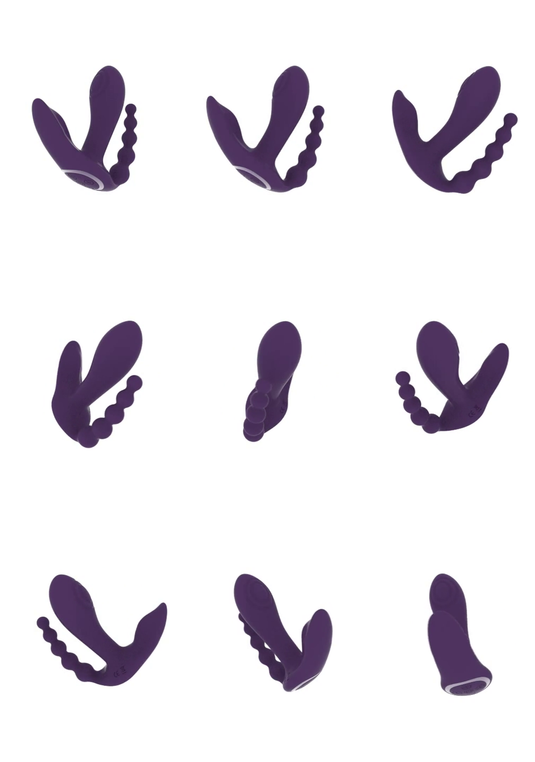 Kata – Pulse Wave  Vibrerende Dubbele Penetratie Vibrator – Paars