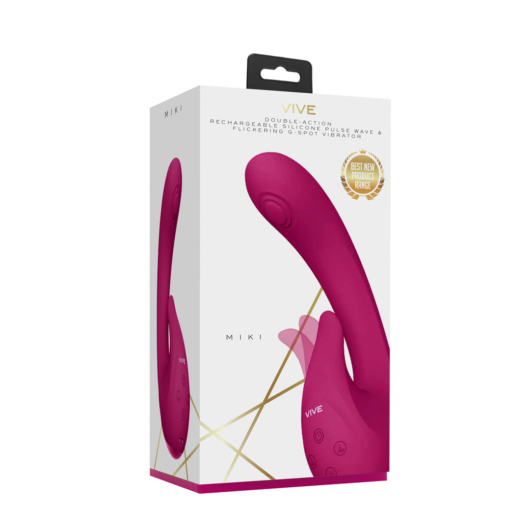 Miki – Pulse Wave  Flickering G-Spot Vibrator – Roze