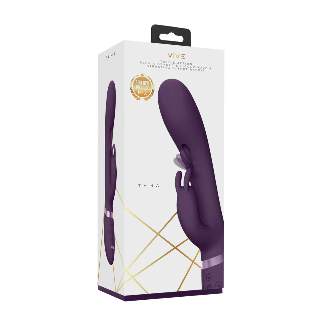 Tama – Wave  Vibrating G-Spot Rabbit – Paars