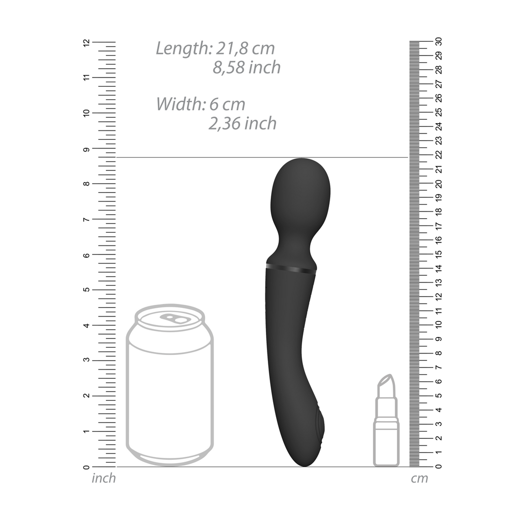Nami – Pulse Wave Vibrating Wand – Zwart
