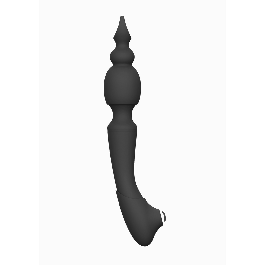 Nami – Pulse Wave Vibrating Wand – Zwart