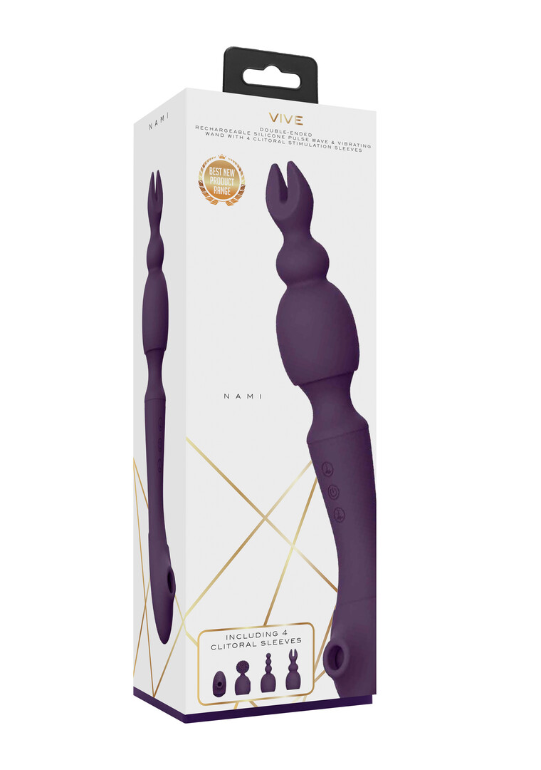 Nami – Pulse Wave Vibrating Wand – Paars