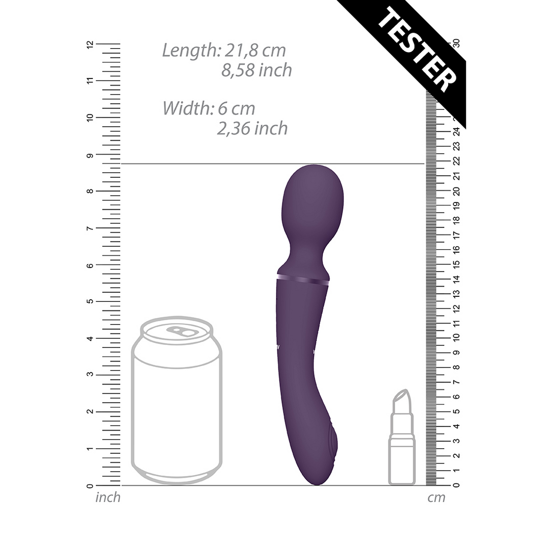 Nami – Pulse Wave Vibrating Wand – Paars – Tester