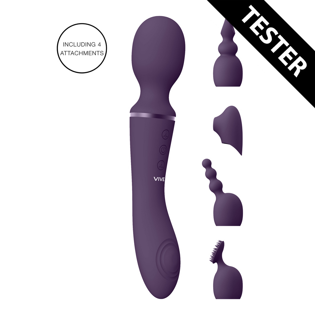 Nami – Pulse Wave Vibrating Wand – Paars – Tester