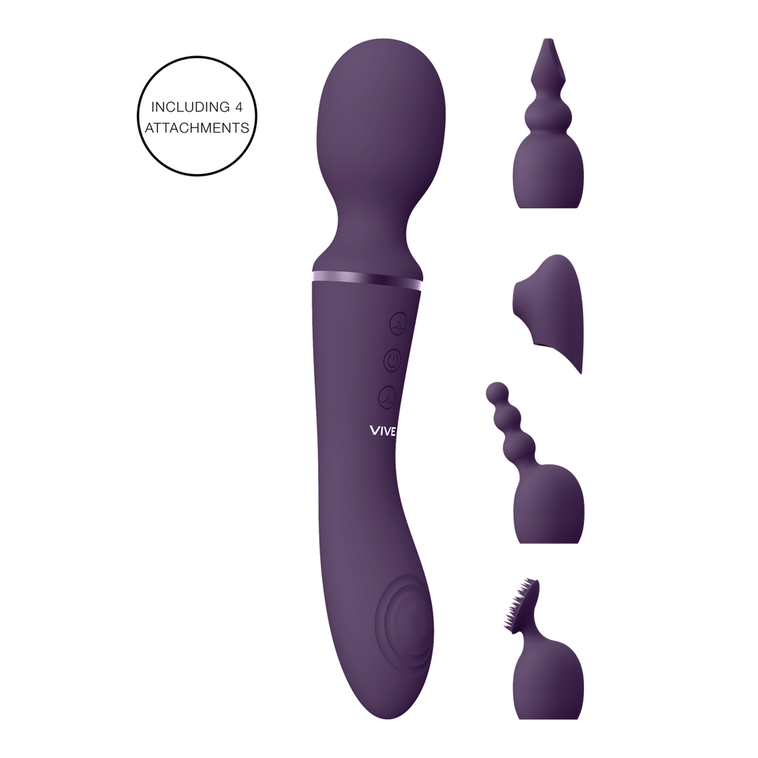 Nami – Pulse Wave  Vibrating Wand – Paars