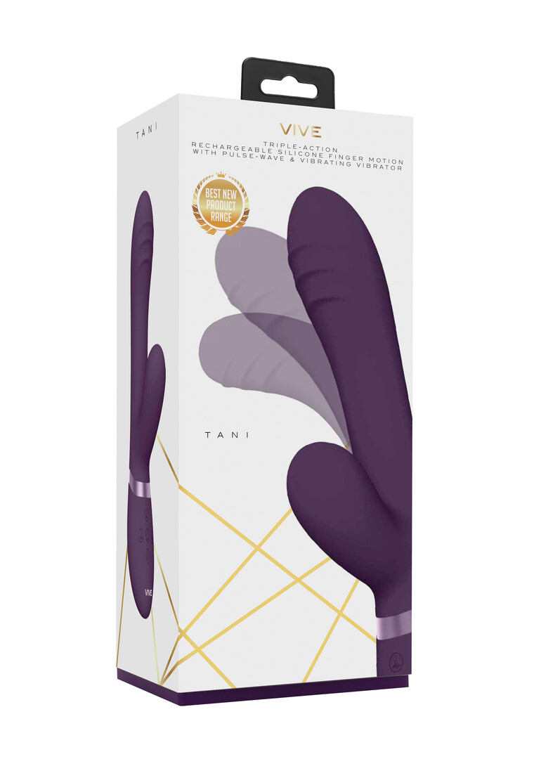 Tani – Finger Motion met Pulse-Wave Vibrator – Paars