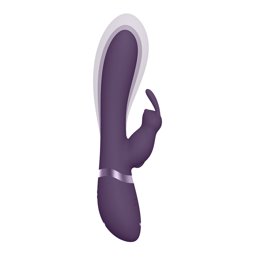 Taka – Opblaasbare en Trillende Konijn Vibrator – Paars