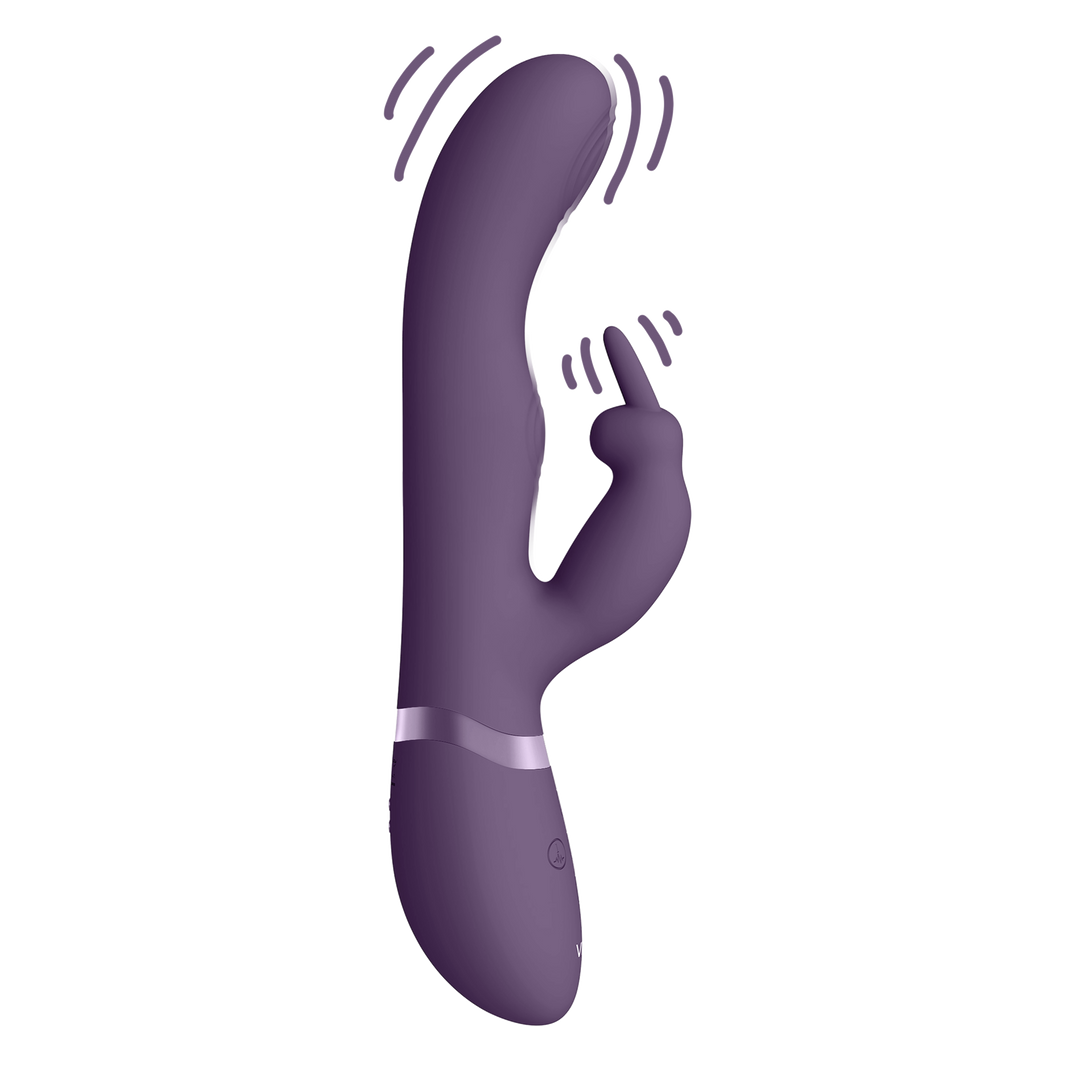 May – Dual Pulse-Wave Vibrating C-spot G-Spot Rabbit – Paars