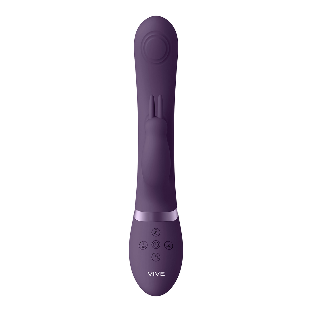 May – Dual Pulse-Wave Vibrating C-spot G-Spot Rabbit – Paars