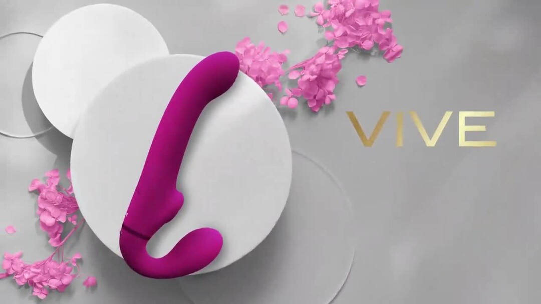 Ai - Dual Vibrating Air Wave Tickler Strapless Strapon