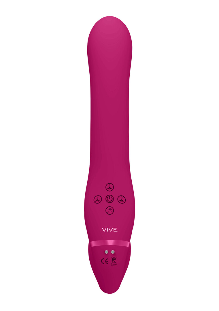 Ai - Dual Vibrating Air Wave Tickler Strapless Strapon