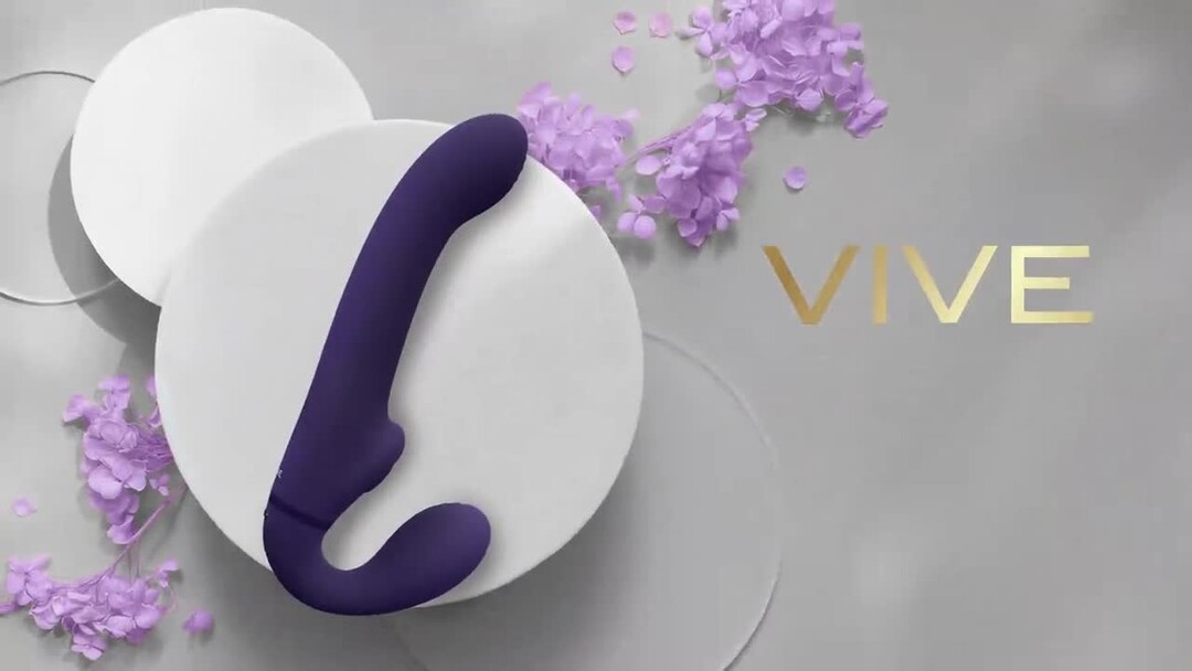 Ai - Dual Vibrating Air Wave Tickler Strapless Strapon