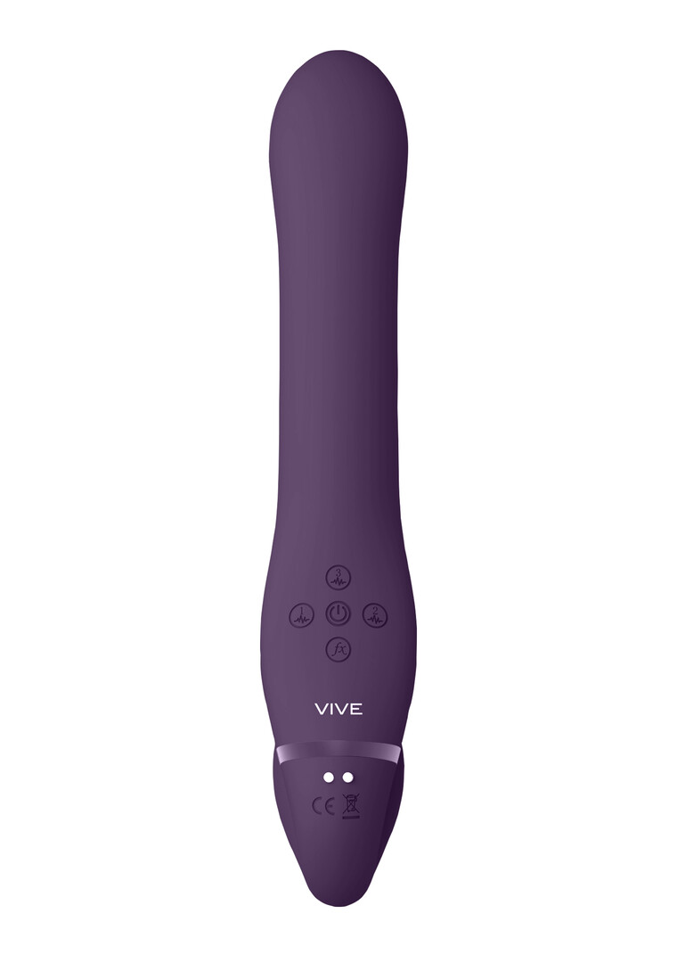 Ai - Dual Vibrating Air Wave Tickler Strapless Strapon