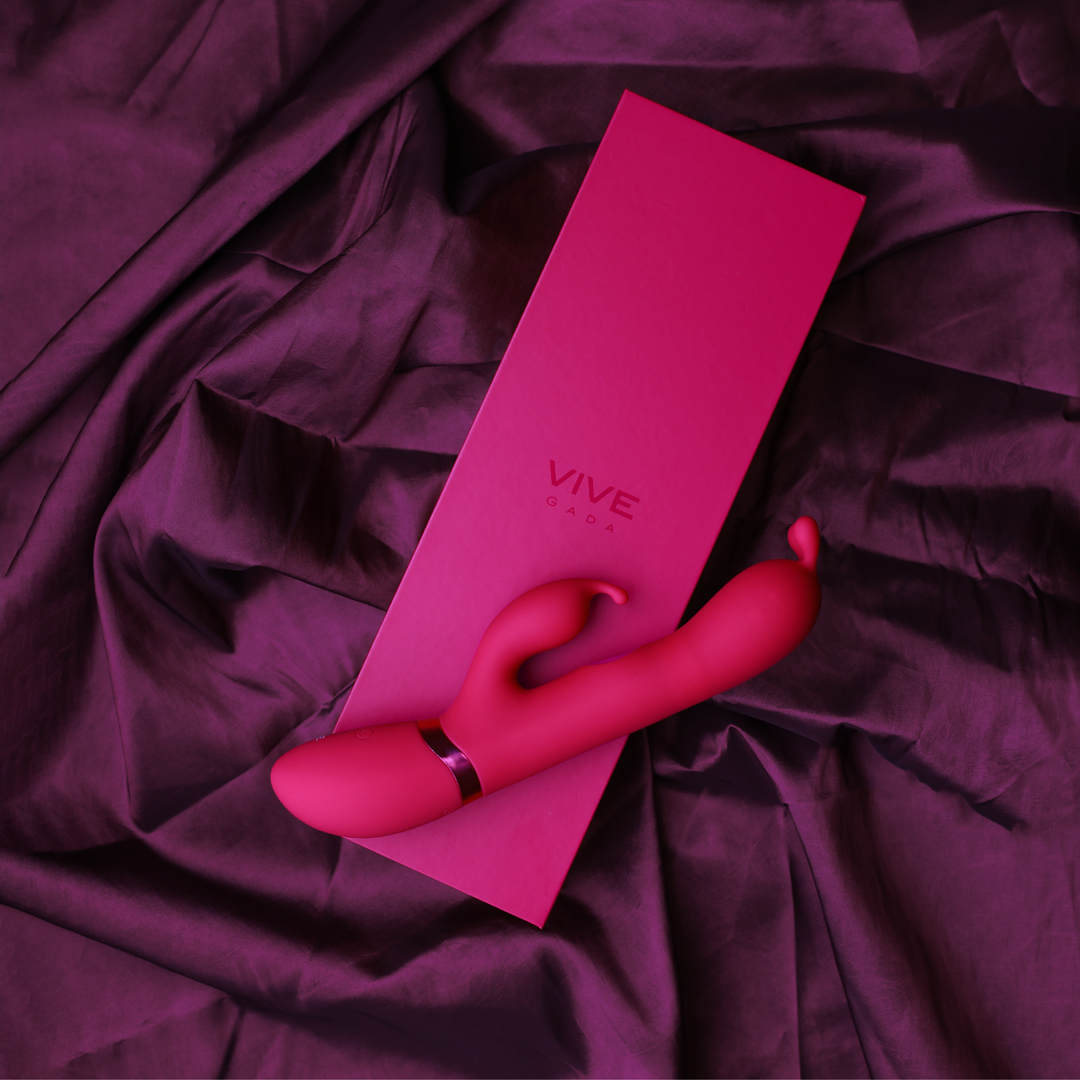 Gada – Vibrerende Bunny Ear G-Spot Rabbit met Pulse Wave Shaft