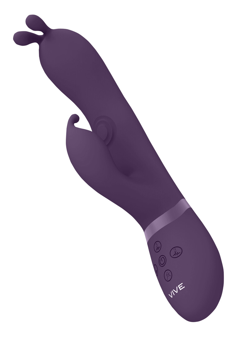 Gada – Vibrerende Bunny Ear G-Spot Rabbit met Pulse Wave Shaft