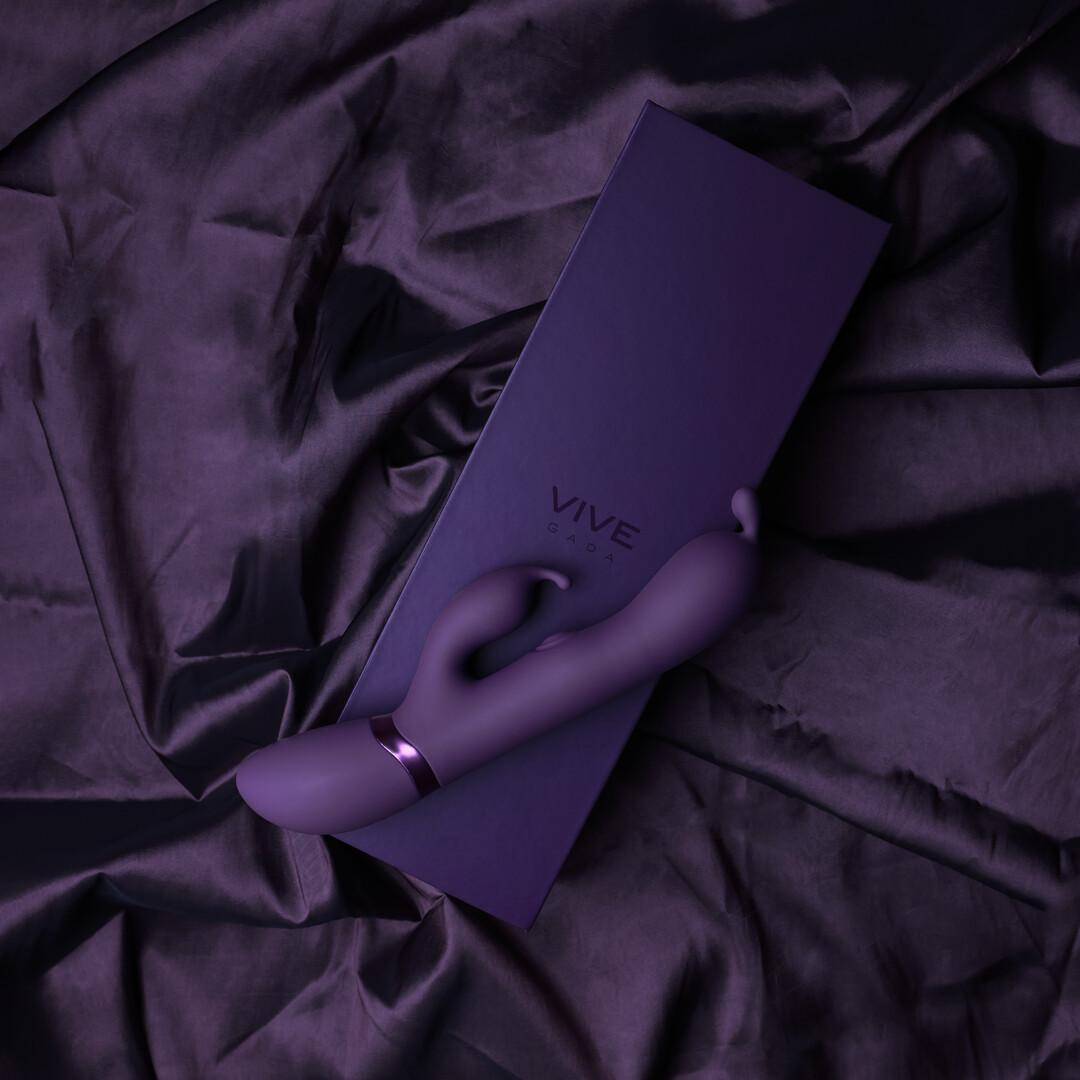 Gada – Vibrerende Bunny Ear G-Spot Rabbit met Pulse Wave Shaft