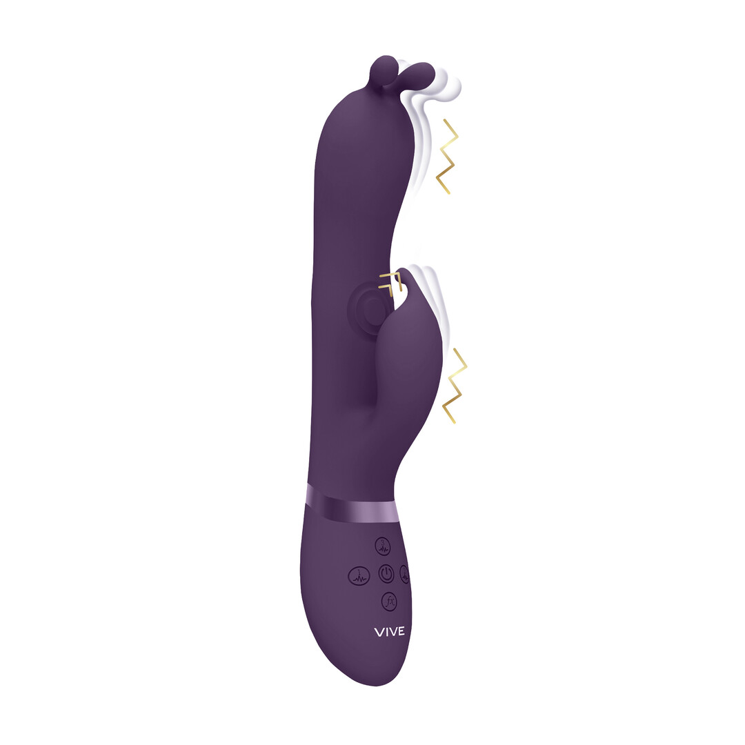 Gada – Vibrerende Bunny Ear G-Spot Rabbit met Pulse Wave Shaft