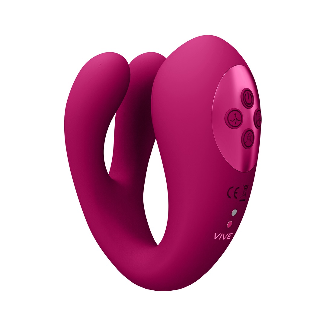 Yoko – Triple Action Vibrator Dual Prongs met Clitorale Pulsatiegolf