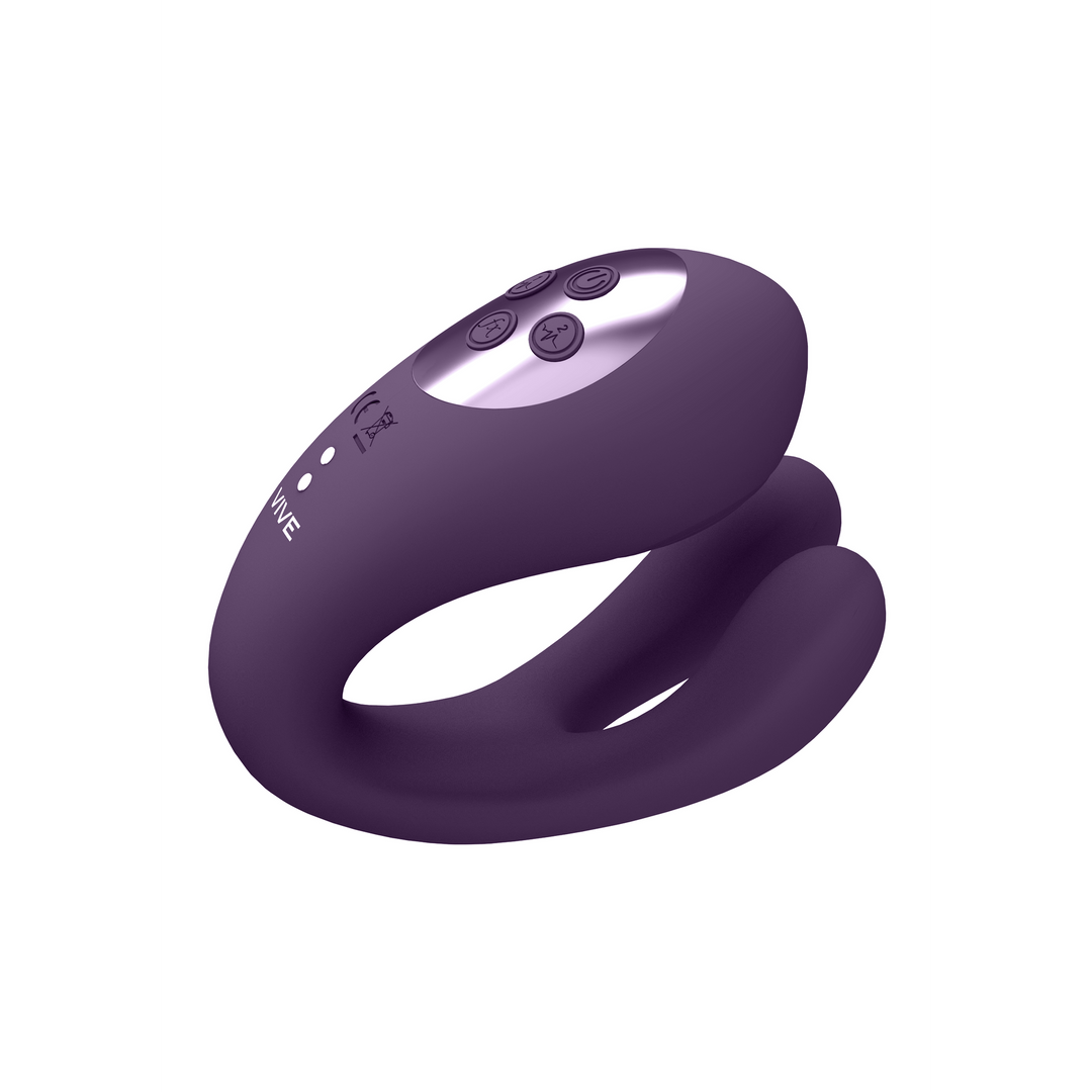 Yoko – Triple Action Vibrator Dual Prongs met Clitoral Pulse Wave
